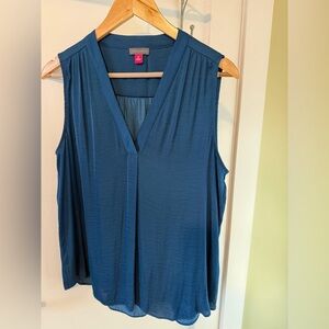 Vince Camuto Women's Teal Sleeveless Top